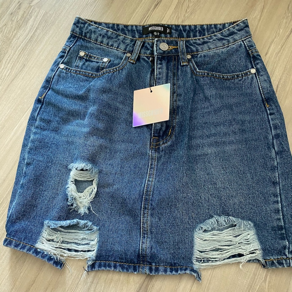 Brand new Missguided Mini jean skirt